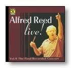 Alfred Reed Live! Vol. 6 Concert Band CD