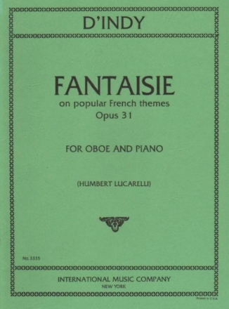 Fantasia Op. 31 (Su Temi Popolari Francesi) 2 Oboes and Piano
