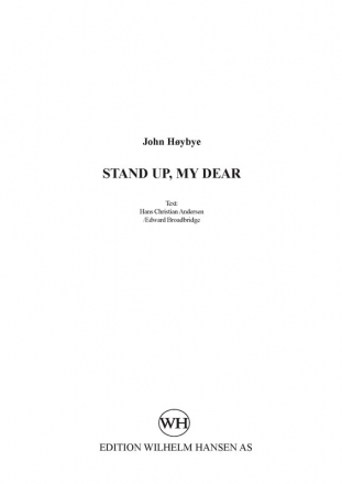 John Hybye_Hans Christian Andersen_Edward Broadbridge, Stand Up, My D SSA Klavierauszug
