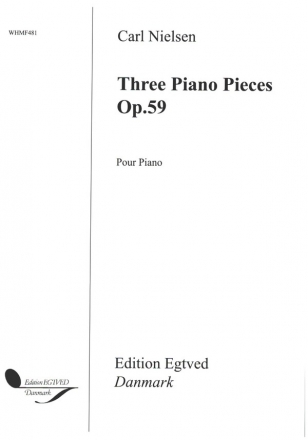 3 Piano Pieces op.59 pour piano