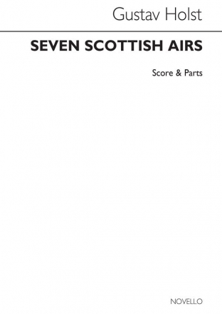 Gustav Holst, Seven Scottish Airs Streichquartett Partitur + Stimmen