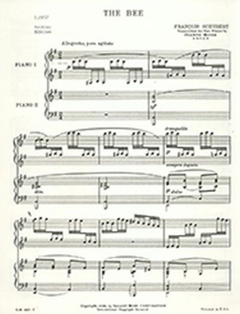 Franz Schubert, The Bee 2 Pianos Buch