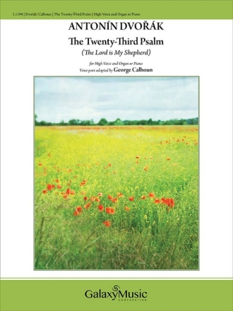 The Twenty-Third Psalm (The Lord is My Shepherd) for high voice and organ (piano) score