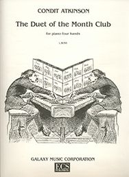 Condit Atkinson, Duet of the Month Club Piano, 4 Hands Buch
