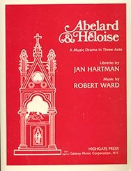 Robert Ward, Abelard and Heloise Opera Klavierauszug