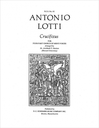 Antonio Lotti, Crucifixus TTBB a Cappella Stimme