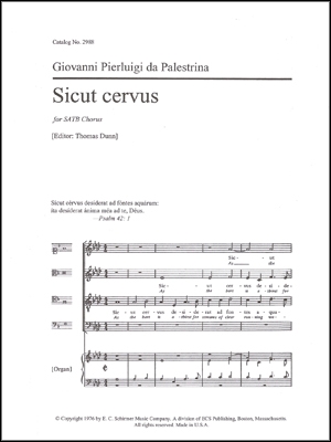 Giovanni Pierluigi da Palestrina, Sicut cervus SATB Stimme