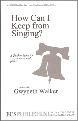 Gwyneth Walker, How Can I Keep from Singing? SS[A]A with Piano, Chamber Orchestra or Brass Quintet, Perc. and Piano Stimme