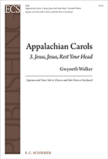 Gwyneth Walker, Appalachian Carols: 3 Jesus, Jesus, Rest Your Head SATB, Keyboard [Organ or Piano] or Brass Quintet Stimme