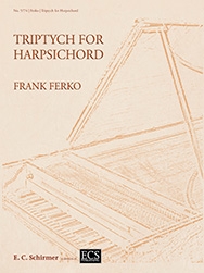 Frank Ferko, Triptych for Harpsichord Harpsichord Buch