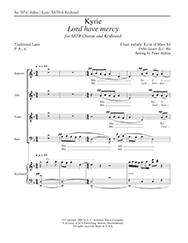 Peter Aldins, Kyrie SATB and Keyboard Stimme