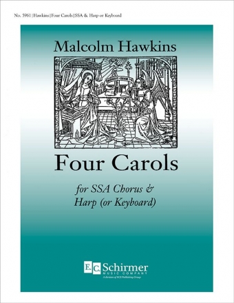 Malcolm Hawkins, Four Carols SSA, Harp or Keyboard [Organ or Piano] Stimme
