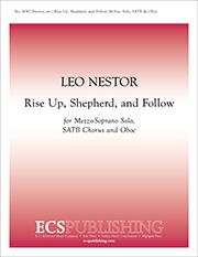 Rise Up, Shepherd, and Follow Mezzo solo, SATB, Oboe Stimme