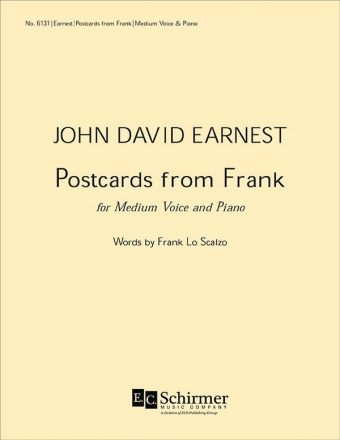 John David Earnest, Postcards from Frank Medium Voice and Piano Buch
