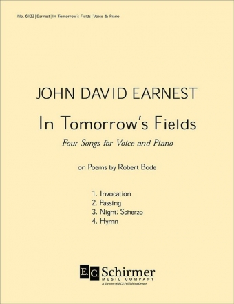 John David Earnest, In Tomorrow's Fields Vocal and Piano Buch
