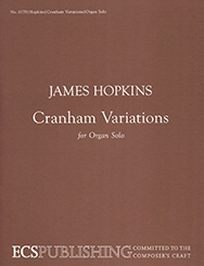 James F. Hopkins, Cranham Variations Orgel Buch