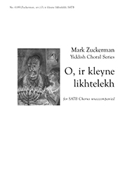 O, ir kleyne likhtelekh SATB Stimme
