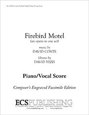 David Conte, Firebird Motel Opera in One Act Klavierauszug