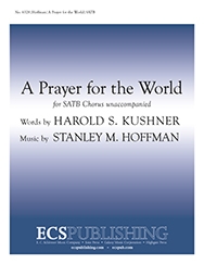 Stanley M. Hoffman, A Prayer for the World SATB Stimme