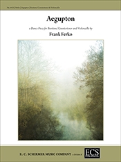 Frank Ferko, Aegupton Baritone/Countertenor/Medium Voice and Cello and Dance Ensemble Buch