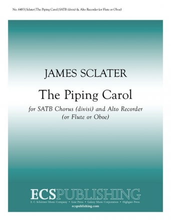 James Sclater, The Piping Carol SATB, Alto recorder Stimme