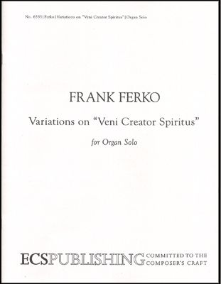 Frank Ferko, Variations on Veni Creator Spiritus Orgel Buch