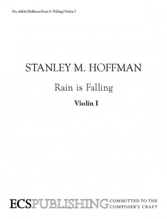 Stanley M. Hoffman, Rain is Falling Orchestra Stimmen-Set