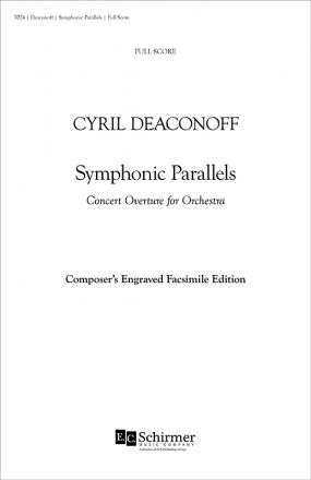 Cyril Deaconoff, Symphonic Parallels Orchestra Partitur