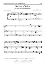Austin C. Lovelace, Harvest of Faith SAB, Keyboard [Organ or Piano] Stimme