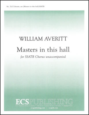 Masters in this hall SATB Stimme