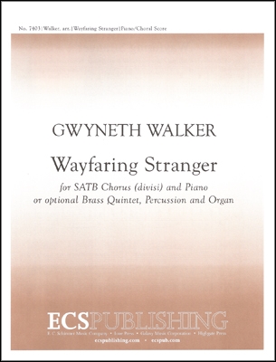 Wayfaring Stranger SATB, Brass Quintet, Percussion and Organ Chorpartitur