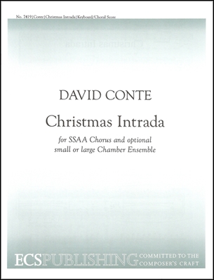 David Conte, Christmas Intrada SSAA , Chamber Ensemble Chorpartitur