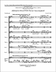 David Conte, Alleluia for SSAATTBB Chorus Unaccompanied SSAATTBB Unaccompanied Stimme