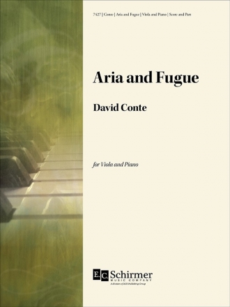 David Conte, Aria and Fugue Viola und Klavier Buch + Einzelstimme