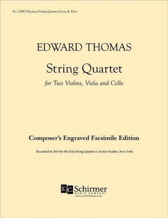 Edward Thomas, String Quartet Streichquartett Partitur