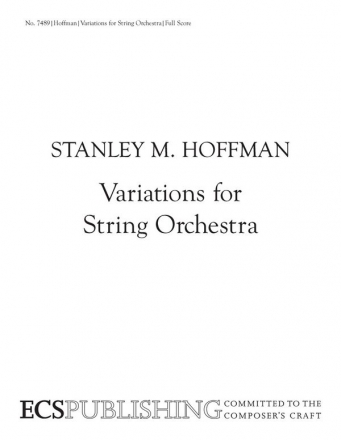 Stanley M. Hoffman, Variations for String Orchestra Orchestra Partitur
