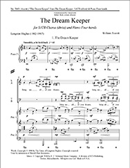 William Averitt, The Dream Keeper: No. 1 The Dream Keeper SATB, Piano 4-hands Stimme