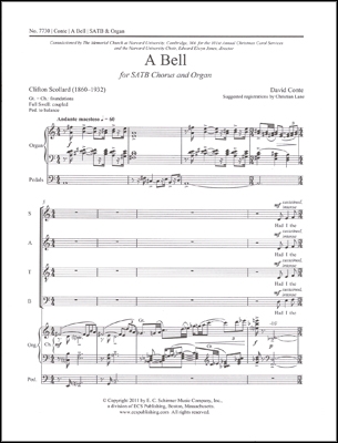 David Conte, A Bell SATB and Organ Stimme