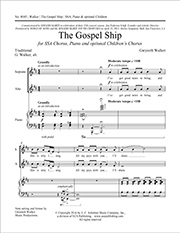Gwyneth Walker, The Gospel Ship SSA Children and Piano Stimme