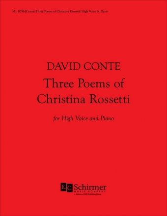 David Conte, Three Poems of Christina Rossetti High Voice and Piano Buch