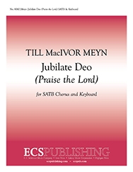 Till MacIvor Meyn, Jubilate Deo SATB and Keyboard Stimme
