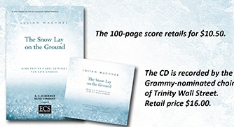 Julian Wachner, The Snow Lay On the Ground Gemischter Chor Paket
