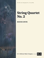 David Conte, String Quartet No. 2 Streichquartett Partitur + Stimmen