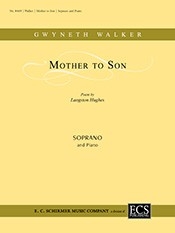 Gwyneth Walker, Mother to Son Soprano and Piano Buch