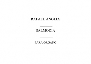 Rafael Angles, Salmodia Para Organo Orgel Buch