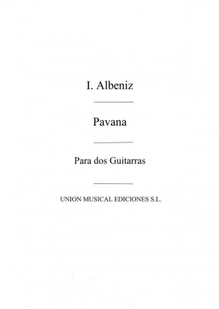 Isaac Albniz, Pavana Facil Gitarre Buch