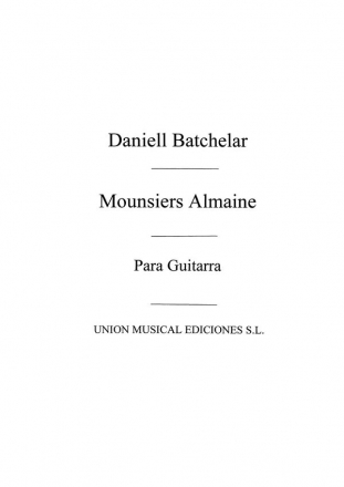 Mounsiers Almaine Gitarre Buch