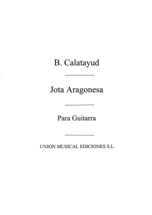 Jota Aragonesa Gitarre Buch