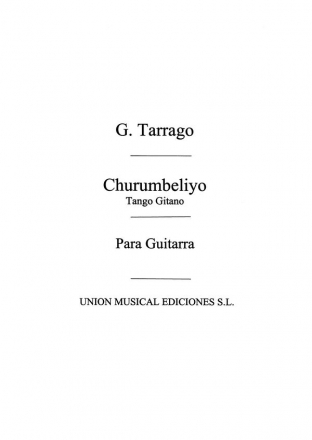 Churumbeliyo Tango Gitano Gitarre Buch