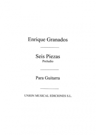 Preludio De Seis Piezas Sobre Cantos Pplrs Esp Gitarre Buch